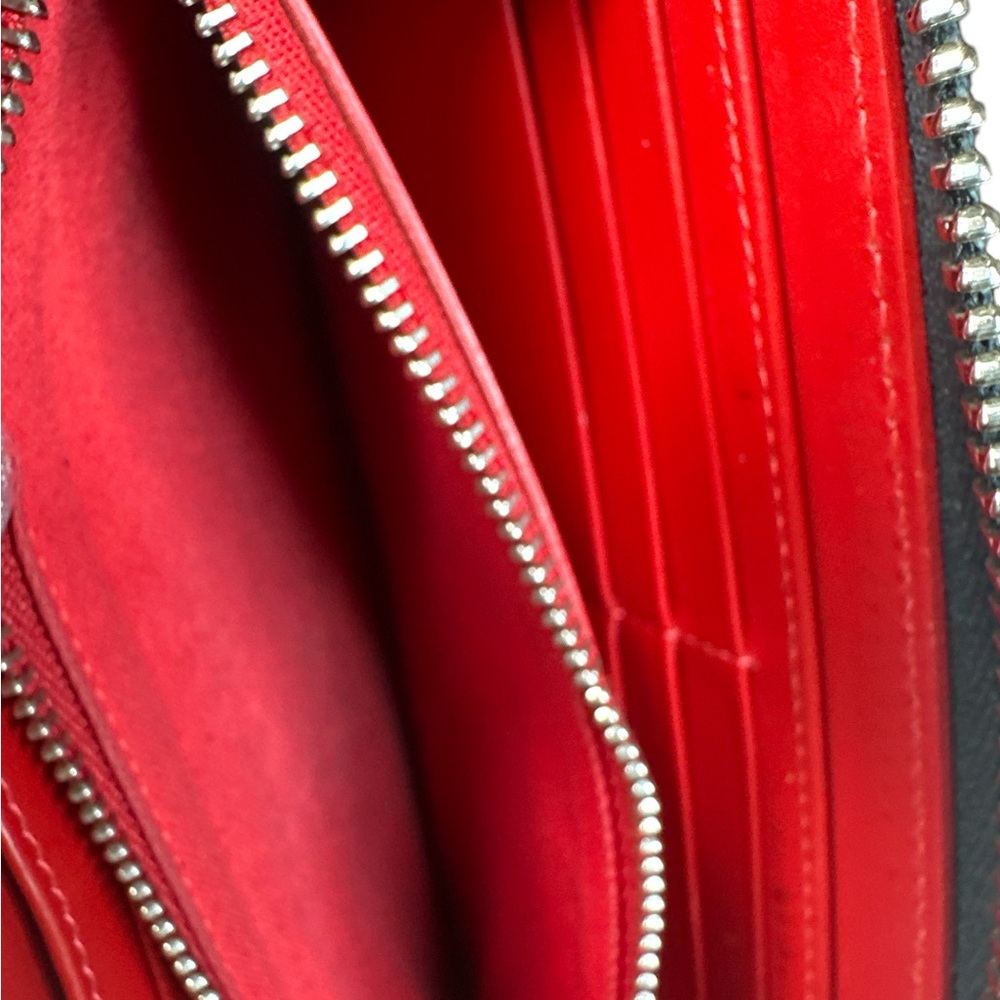 #2505 CHRISTIAN LOUBOUTIN studding long zip wallet - Picture 9 of 13
